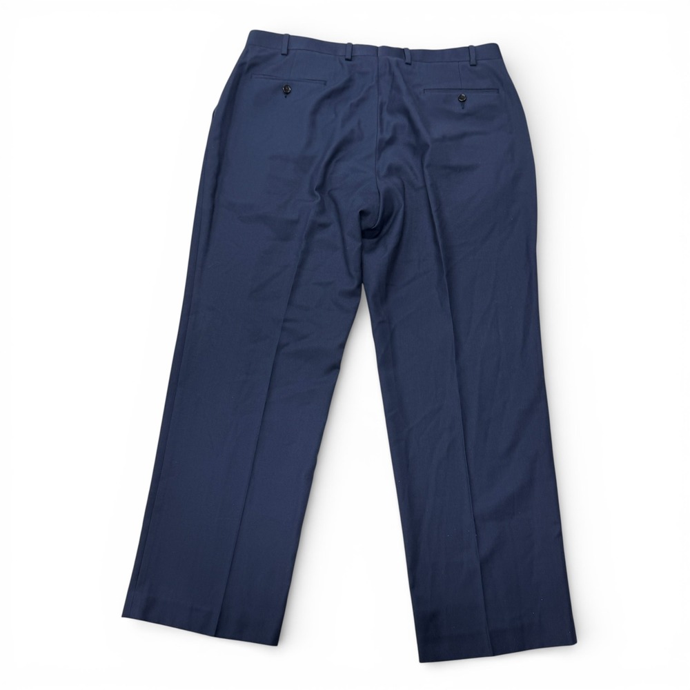 Michael Kors Mens Navy Blue Two Piece Suit 42R Jacket 38 x 30 Pants Solid - Picture 15 of 16